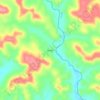 Mapa topográfico Salobo, altitude, relevo