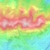 Mapa topográfico Cristo del Naranco, altitude, relevo