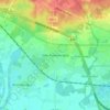 Mapa topográfico Ville-Pommerœul, altitude, relevo