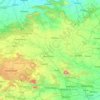 Mapa topográfico Girīdīh, altitude, relevo