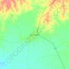 Mapa topográfico San Onofre, altitude, relevo