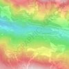 Mapa topográfico Le Petit Carrey, altitude, relevo