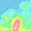 Mapa topográfico Papias, altitude, relevo