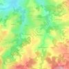 Mapa topográfico La Trappe, altitude, relevo