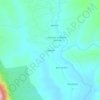 Mapa topográfico Canastra, altitude, relevo