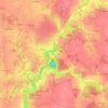 Mapa topográfico La Trottinière, altitude, relevo