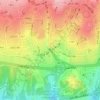 Mapa topográfico میدان صنعت, altitude, relevo