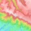 Mapa topográfico Catech, altitude, relevo