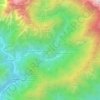 Mapa topográfico Fei, altitude, relevo