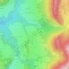 Mapa topográfico Fénestro, altitude, relevo