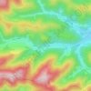 Mapa topográfico Bas d'Urbeis, altitude, relevo