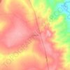 Mapa topográfico Goiaporã, altitude, relevo