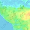 Mapa topográfico La Girardière, altitude, relevo