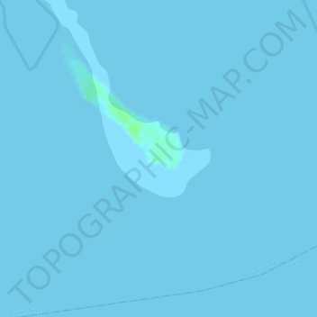 Mapa topográfico Sungyot Island, altitude, relevo