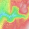 Mapa topográfico Orvaz, altitude, relevo