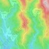 Mapa topográfico Paredes, altitude, relevo