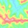Mapa topográfico Dom Feliciano, altitude, relevo