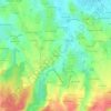 Mapa topográfico Rivoire, altitude, relevo