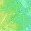 Mapa topográfico Caseuil, altitude, relevo