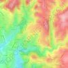 Mapa topográfico Le Saveton, altitude, relevo