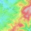 Mapa topográfico Ornaison, altitude, relevo