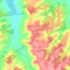 Mapa topográfico Le Village, altitude, relevo