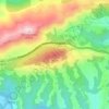 Mapa topográfico Arratzain, altitude, relevo