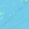 Mapa topográfico Nusa Islands, altitude, relevo