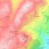 Mapa topográfico Ceidão, altitude, relevo