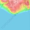 Mapa topográfico Gower Point, altitude, relevo