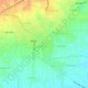 Mapa topográfico Pandes, altitude, relevo