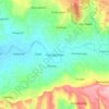 Mapa topográfico Kadupandak, altitude, relevo