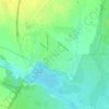 Mapa topográfico El Rocío, altitude, relevo