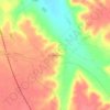 Mapa topográfico La Fuencubierta, altitude, relevo