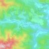 Mapa topográfico Neyrac-les-Bains, altitude, relevo
