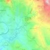 Mapa topográfico Moure, altitude, relevo