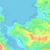 Mapa topográfico Bastiagueiro, altitude, relevo
