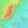 Mapa topográfico Le Mazet, altitude, relevo