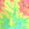 Mapa topográfico Librecy, altitude, relevo