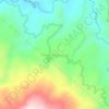 Mapa topográfico Rimbo Pengadang, altitude, relevo
