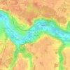Mapa topográfico Le Bourg, altitude, relevo
