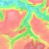 Mapa topográfico Muret, altitude, relevo