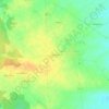 Mapa topográfico Patte d'Oie, altitude, relevo