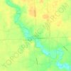 Mapa topográfico Brockway, altitude, relevo