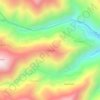 Mapa topográfico Pucara, altitude, relevo