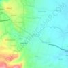 Mapa topográfico Randusari, altitude, relevo