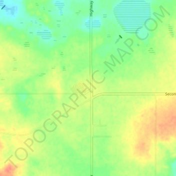 Mapa topográfico Jenner, altitude, relevo