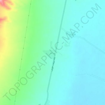 Mapa topográfico Noorabad, altitude, relevo