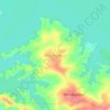 Mapa topográfico West Poblacion, altitude, relevo