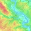 Mapa topográfico Le Marquizeau, altitude, relevo